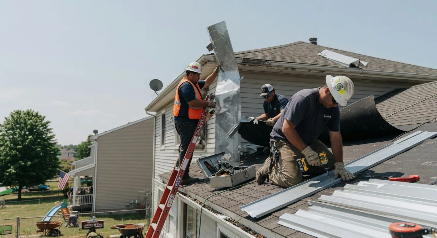 Storm Damage Metal Roof Repair in White Springs, FL